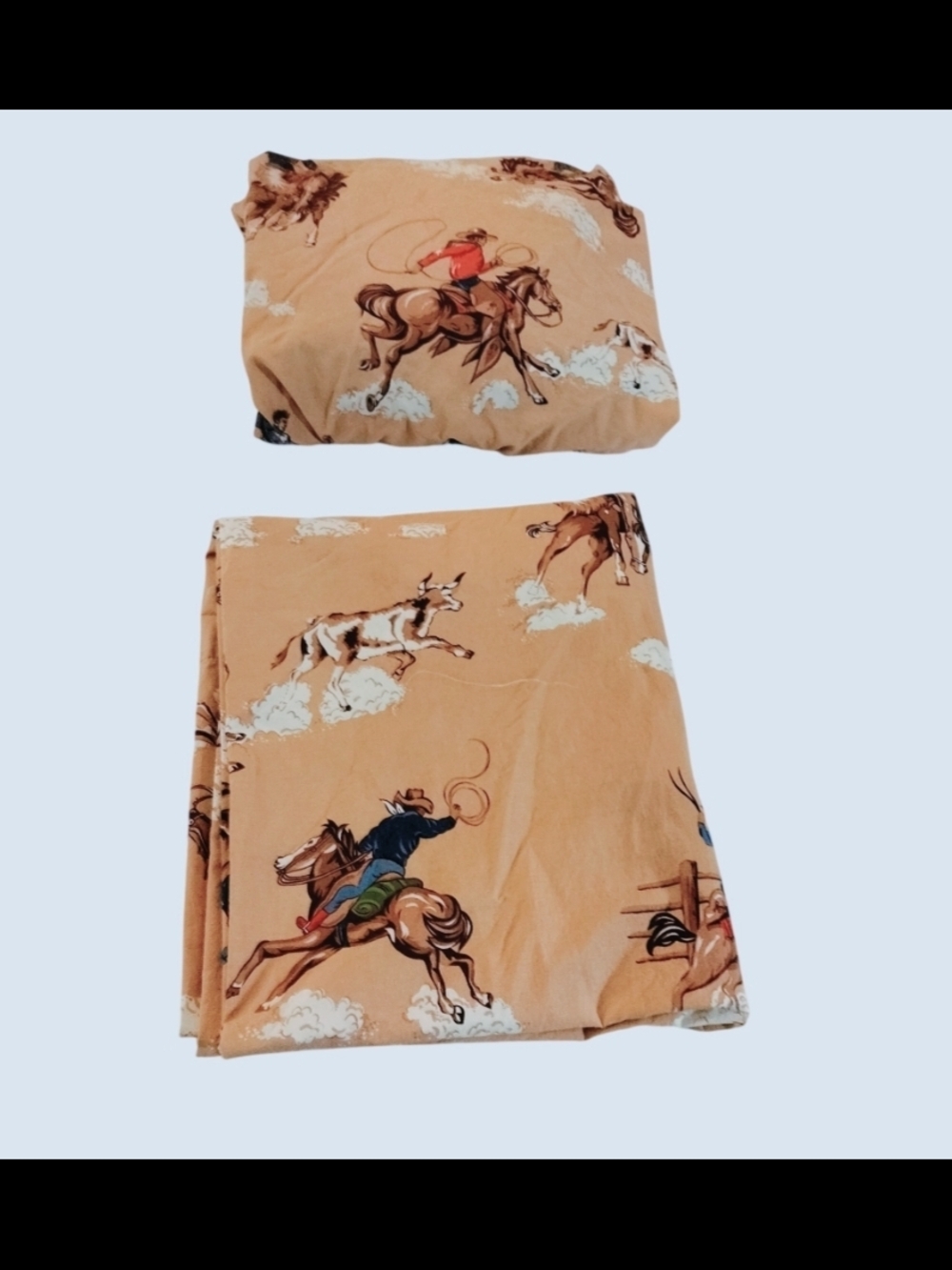 The Company Store Cowboy Twin Rodeo Sheet Set